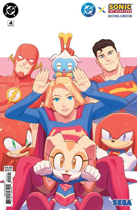 DC x Sonic the Hedgehog: The Metal Legion 4 Comic Min Ho Kim Variant DC Comics 2026