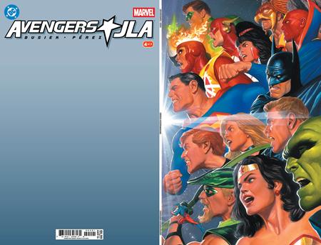JLA / Avengers 4 Comic Alex Ross Facsimile Connecting Variant DC Comics and Marvel Comics 2026