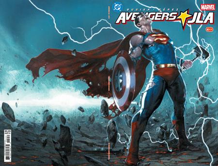 JLA / Avengers 4 Comic Gabriele Dell'Otto Facsimile Wraparound Variant DC Comics and Marvel Comics 2026