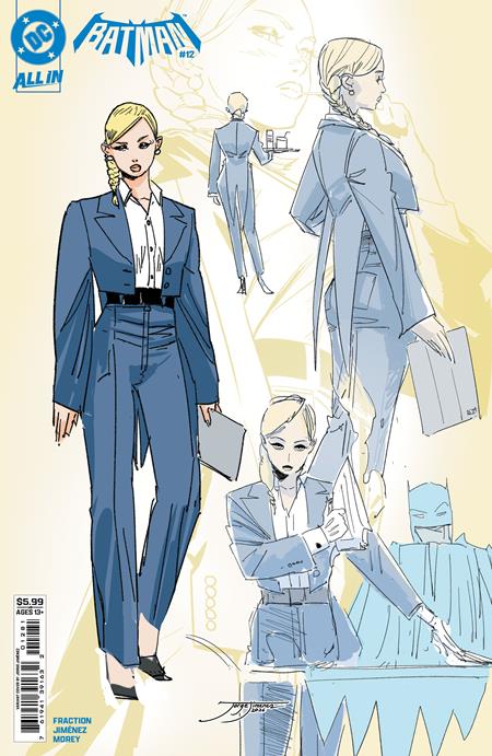 Batman, Vol. 4 12 Comic Jorge Jimenez Verity Pennyworth Design Variant DC Comics 2026