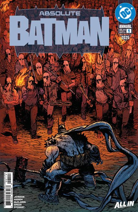 Absolute Batman Annual 1 Comic 4th Printing Daniel Warren Johnson DC Comics 2026