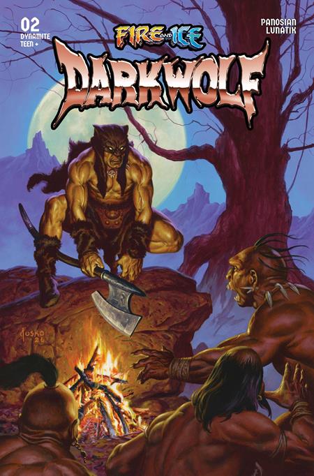 Fire and Ice: Darkwolf 2 Comic Joe Jusko Variant Dynamite Entertainment 2026