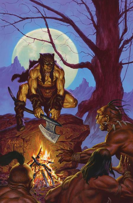 FIRE AND ICE DARKWOLF #2 CVR G JOE JUSKO LTD VIRGIN VAR DYNAMITE Entertainment Dan Panosian Andrey Lunatik Joe Jusko PREORDER