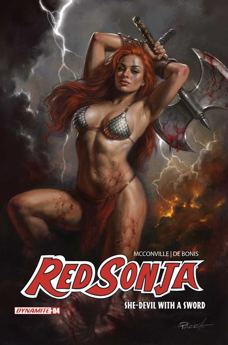 Red Sonja: She-Devil with a Sword 4 Comic Lucio Parrillo Variant Dynamite Entertainment 2026