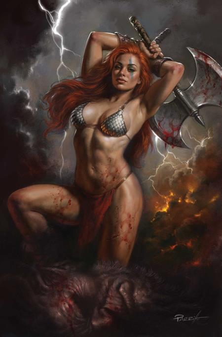 Red Sonja: She-Devil with a Sword 4 Comic Lucio Parrillo Virgin Incentive Variant (1:15) Dynamite Entertainment 2026
