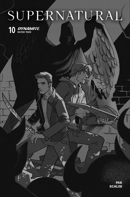 Supernatural, Vol. 2 (Dynamite Entertainment) 10 Comic John Amor Incentive B&W Variant (1:10) Dynamite Entertainment 2026