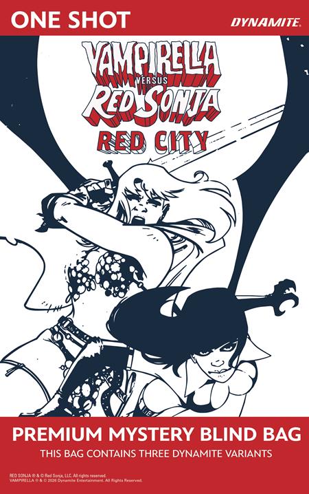 Vampirella Vs. Red Sonja: Red City 1 Comic Premium Mystery Blind Bag Variant Dynamite Entertainment 2026