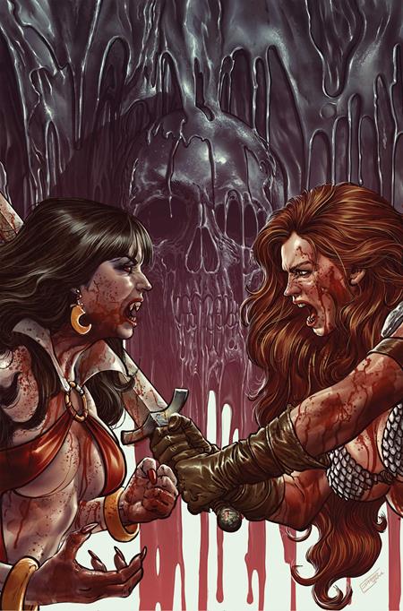 VAMPIRELLA VS RED SONJA RED CITY #1 CVR J INC 1:15 DIEGO YAPUR VIRGIN VAR DYNAMITE Entertainment Chuck Brown Paulo H. Mel Diego Yapur PREORDER