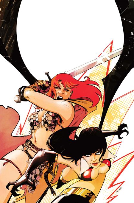 VAMPIRELLA VS RED SONJA RED CITY #1 CVR K INC 1:20 SEBASTIAN PIRIZ VIRGIN VAR DYNAMITE Entertainment Chuck Brown Paulo H. Mel Sebastian Piriz PREORDER