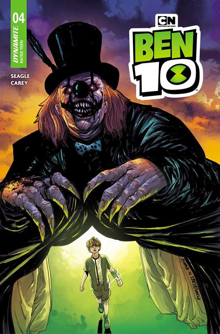 BEN 10 #4 CVR O ROBERT CAREY FOIL VAR DYNAMITE Entertainment Joe Casey Robert Carey Robert Carey PREORDER