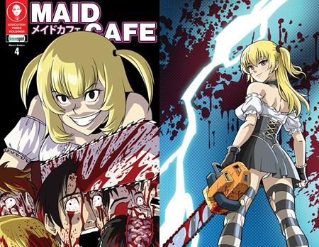 Maid Cafe 4 Comic Remy Eisu Mokhtar & Wilson Gandolpho Flip Cover Variant Keenspot Entertainment 2026
