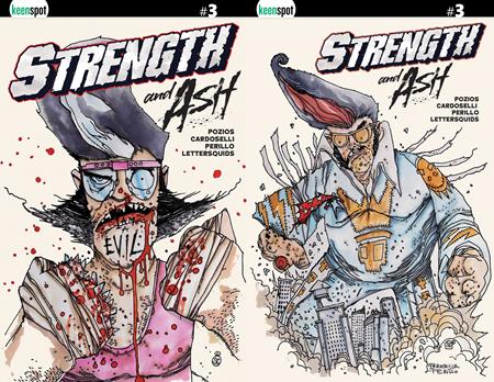 STRENGTH & ASH #3 CVR D STEFANO CARDOSELLI & FRANCESCA PERILLO HOLOFOIL FLIP VAR Ex Posse Holdings Evan K Pozios Stefano Cardoselli, Francesca Perillo Stefano Cardoselli, Francesca Perillo PREORDER