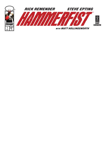 HAMMERFIST #1 CVR D BLANK SKETCH VAR (MR) Image Comics Rick Remender Steve Epting, Matt Hollingsworth Blank Sketch PREORDER