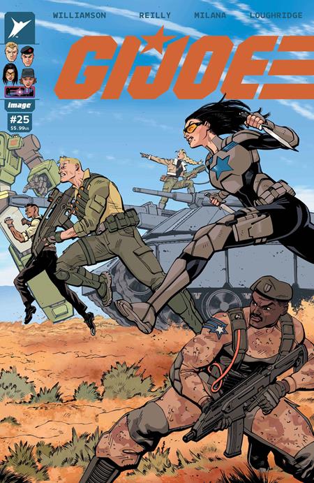 GI JOE #25 CVR I TOM REILLY WRAPAROUND FOIL VAR Image Comics Joshua Williamson Tom Reilly, Andrea Milana, Lee Loughridge Tom Reilly PREORDER