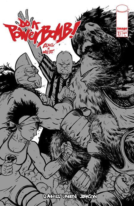 Do A Powerbomb! Black & White 2 Comic Daniel Warren Johnson Orangutan Variant Image Comics 2026