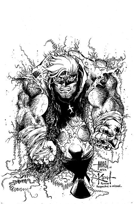 FINAL BOSS #9 CVR D INC 1:25 ANDREW MANGUM B&W VIRGIN VAR (MR) Image Comics Tyler Kirkham Tyler Kirkham, David Miller, Ifan Noor Andrew Mangum PREORDER