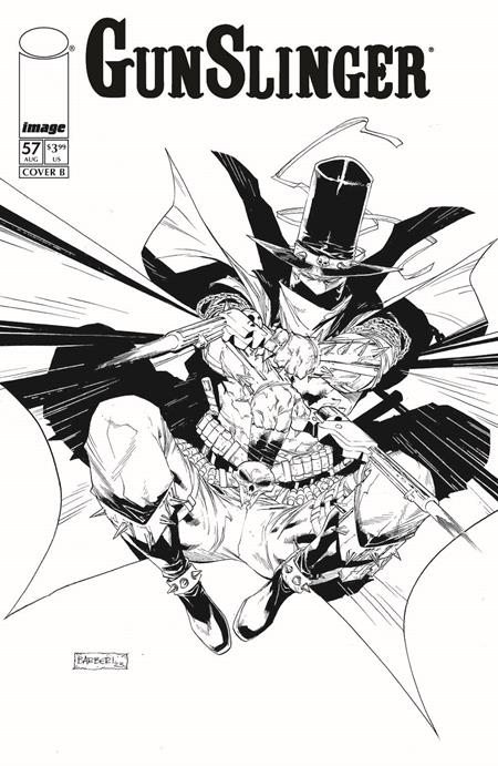 Gunslinger Spawn 57 Comic Carlo Barberi B&W Variant Image Comics 2026