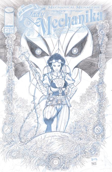 LADY MECHANIKA THE MECHANICAL MENAGERIE #4 (OF 4) CVR C INC 1:10 JOE BENITEZ & MARTIN MONTIEL B&W VAR Image Comics Madeline Holly-Rosing Joe Benitez, Martin Montiel Joe Benitez, Martin Montiel PREORDER