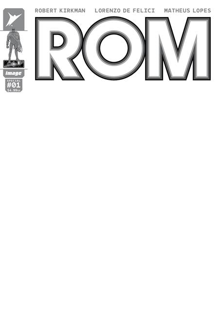 ROM Special (Skybound) 1 Comic Blank Variant Image Comics 2026