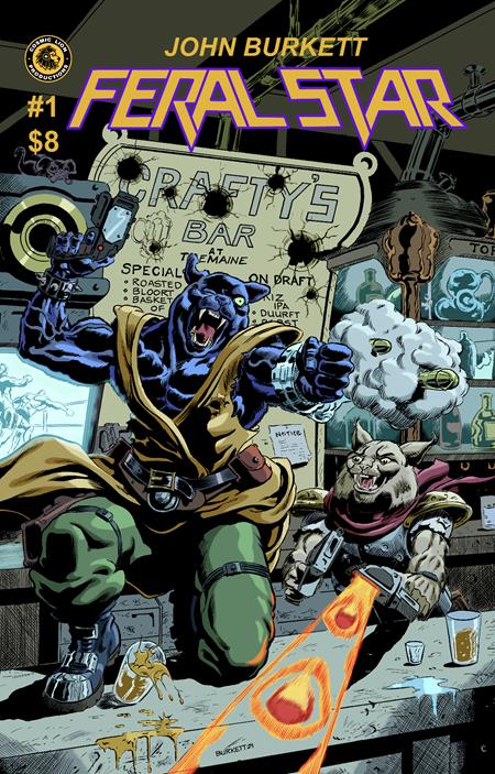 FERAL STAR #1 3RD PTG Prana Publishers John Burkett John Burkett John Burkett PREORDER