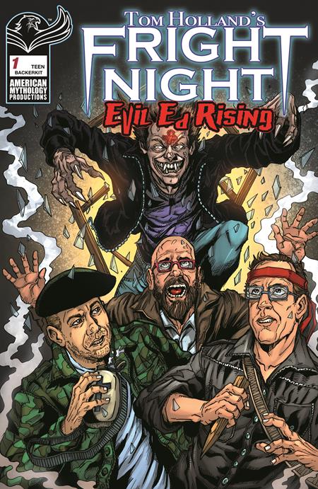 TOM HOLLANDS FRIGHT NIGHT EVIL ED RISING #1 (ONE SHOT) CVR E PUIS CALZADA Prana Publishers S.A. Check, James Kuhoric Gerardo Gambone Puis Calzada PREORDER