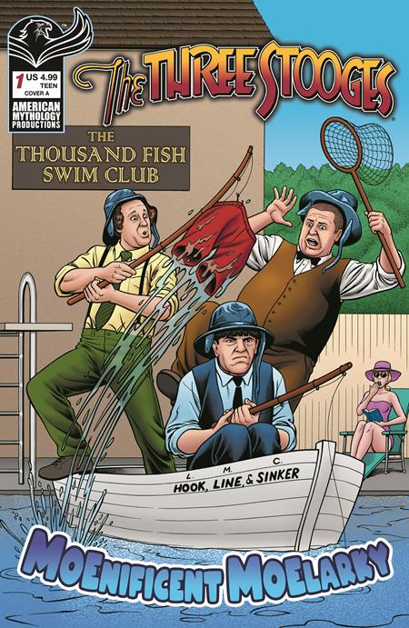 The Three Stooges Moenificent Moelarky 1 Comic Fraim Brothers American Mythology 2026