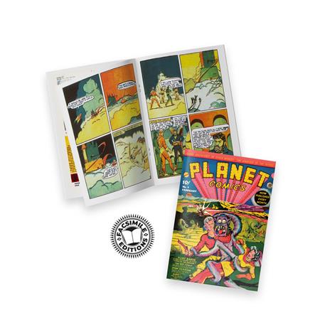 PS ARTBOOKS PLANET COMICS #2 FACSIMILE EDITION PS Artbooks Herman Bolstein, Fletcher Hanks, Various Will Eisner PREORDER