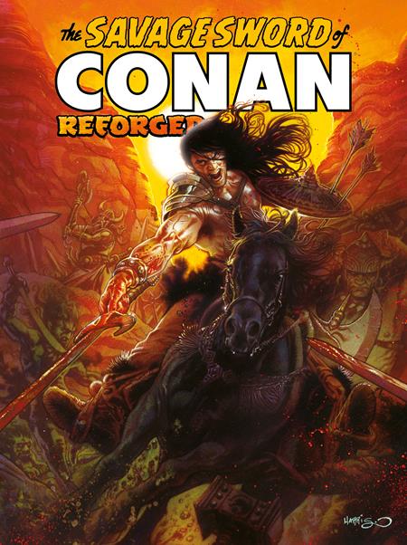 Savage Sword of Conan: Reforged 6 Comic Tony Harris Cardstock Titan Comics 2026
