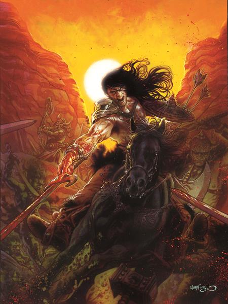 SAVAGE SWORD OF CONAN REFORGED #6 CVR D TONY HARRIS VIRGIN FOIL VAR (MR) Titan Comics Roy Thomas John Buscema Tony Harris PREORDER