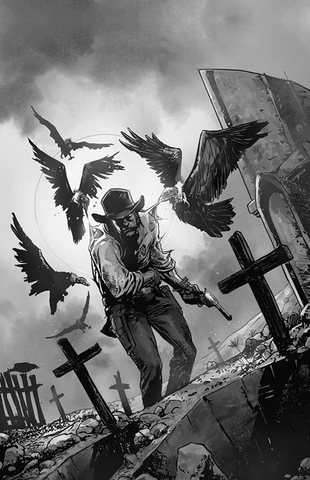 Dead Acre: Black Badge 2 Comic Nathan Gooden Bw Full Art Incentive Variant (1:30) Vault Comics 2026