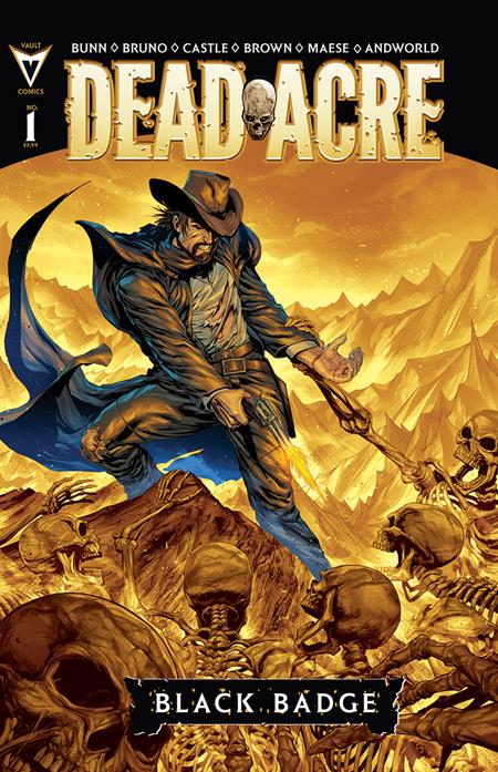 Dead Acre: Black Badge 1 Comic 2nd Printing Inc Tyler Kirkham Incentive Variant (1:10) Vault Comics 2026