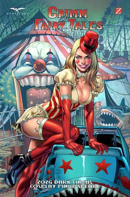 GRIMM FAIRY TALES 2026 DARK CIRCUS COSPLAY PINUP SPECIAL (ONE SHOT) CVR A IGOR VITORINO Zenescope Entertainment Joe Brusha Various Igor Vitorino PREORDER