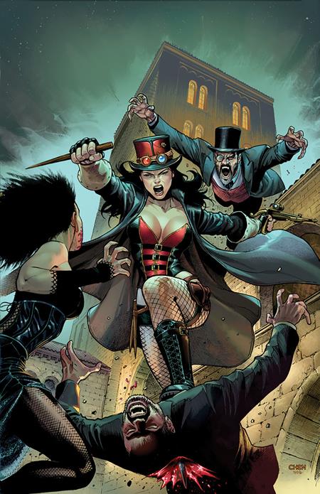 VAN HELSING THRONE OF BLOOD (ONE SHOT) CVR A SEAN CHEN Zenescope Entertainment Pat Shand, Joe Brusha J.B. Bastos, Babisu Kourtis Sean Chen PREORDER
