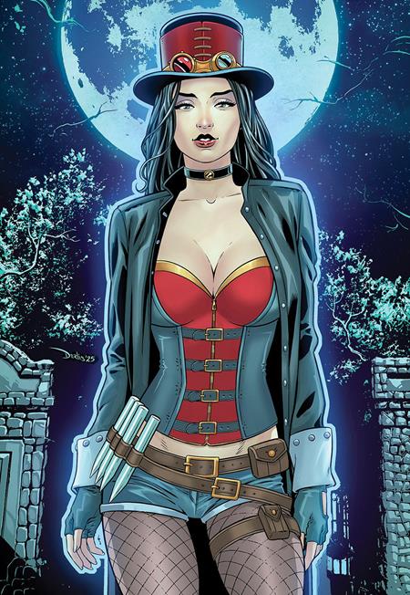VAN HELSING THRONE OF BLOOD (ONE SHOT) CVR D DERLIS SANTACRUZ VAR Zenescope Entertainment Pat Shand, Joe Brusha J.B. Bastos, Babisu Kourtis Derlis Santacruz PREORDER
