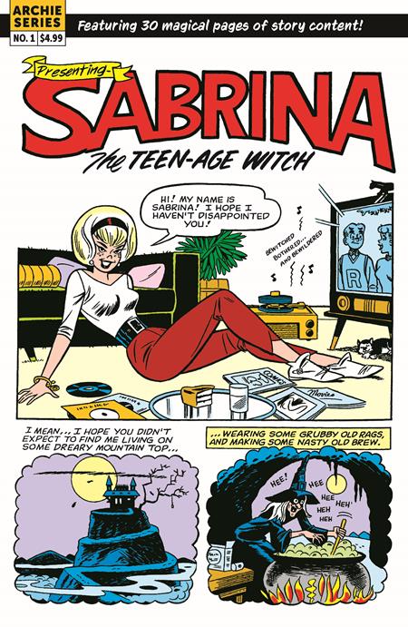Sabrina The Teenage Witch: Magic Unleashed 1 Comic Dan Decarlo Retro Variant Archie Comic Publications 2025