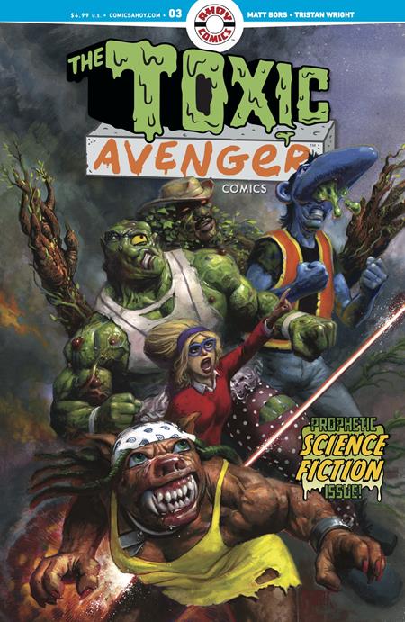 The Toxic Avenger Comics 3 Comic Fred Harper Ahoy Comics 2025