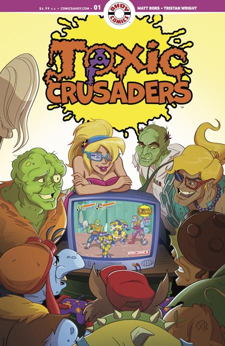 Toxic Crusaders (Ahoy Comics) 1 Comic 1:5 Xander Arnot Incentive Retro Ahoy Comics 2025