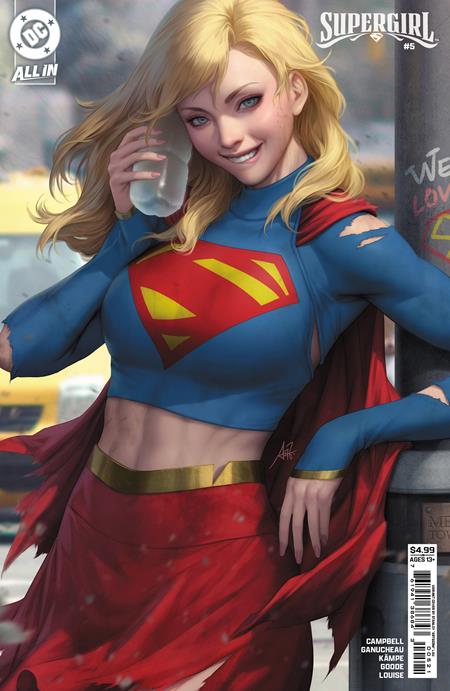 Supergirl, Vol. 8 5 Comic Stanley Artgerm Lau Variant DC Comics 2025