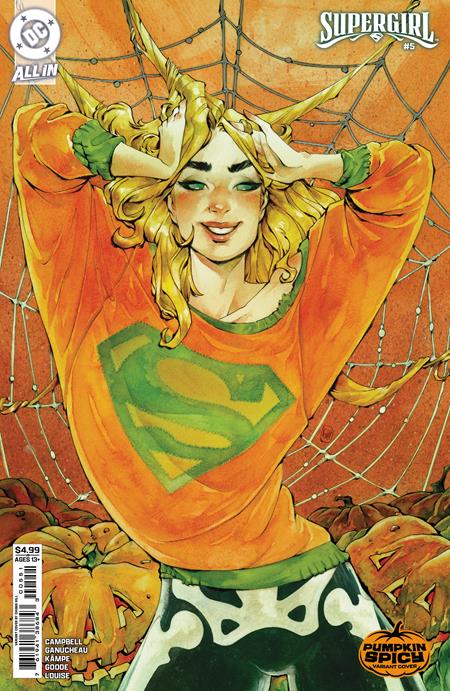 Supergirl, Vol. 8 5 Comic Chuma Hill Pumpkin Spicy Variant DC Comics 2025