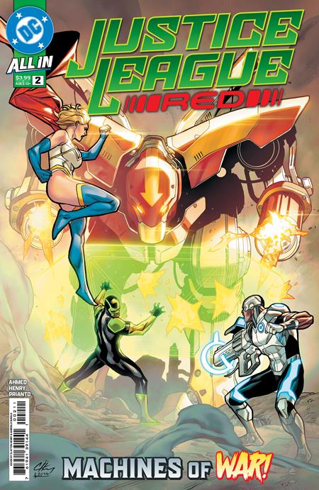 Justice League Red 2 Comic Clayton Henry DC Comics 2025