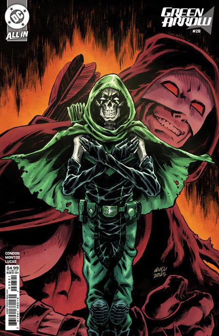 Green Arrow, Vol. 7 28 Comic Brian Level Variant DC Comics 2025