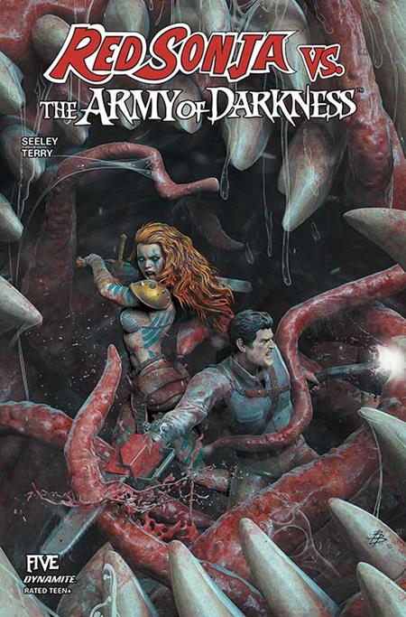 Red Sonja vs. The Army of Darkness 5 Comic Björn Barends Dynamite Entertainment 2025