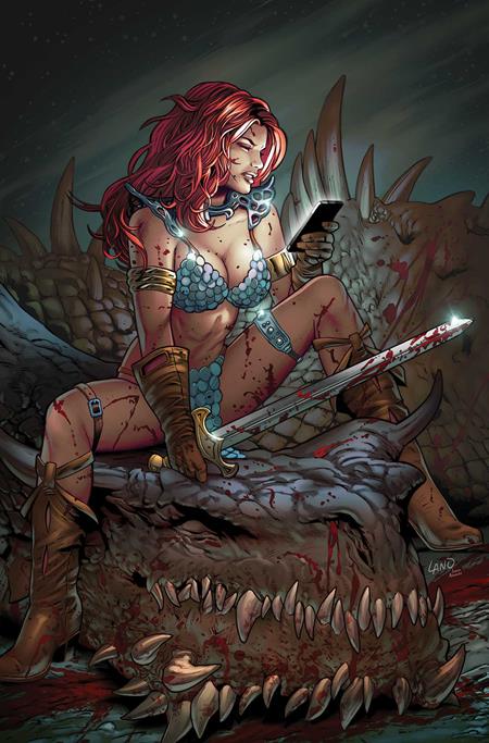 Sonja Reborn 2 Comic 1:15 Greg Land Incentive Virgin Dynamite Entertainment 2025