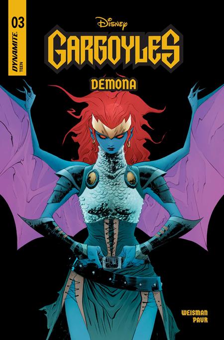 Gargoyles: Demona 3 Comic Jae Lee Variant Dynamite Entertainment 2025