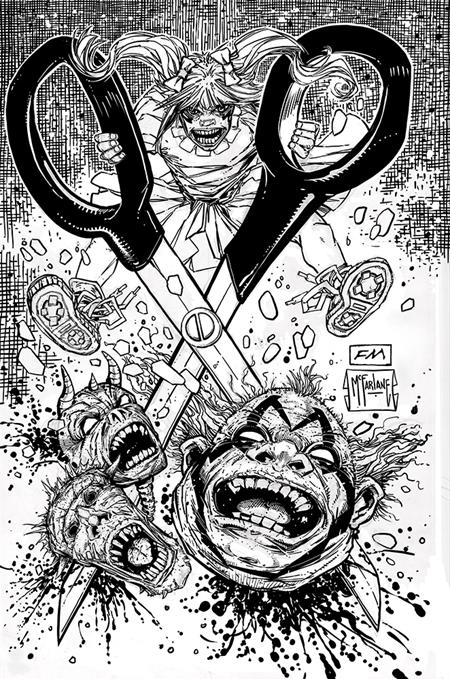 The Curse of Sherlee Johnson 3 Comic 1:25 Miller & Mcfarlane Incentive B&W Image Comics 2025