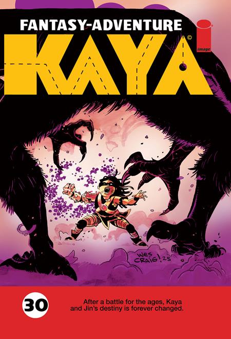 Kaya (Image Comics) 30 Comic Wes Craig Image Comics 2025