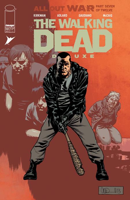 The Walking Dead Deluxe 121 Comic Charlie Adlard Variant Image Comics 2025