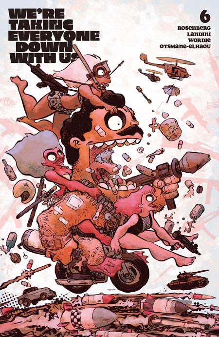 We're Taking Everyone Down With Us 6 Comic Jesse Lonergan Variant Image Comics 2025