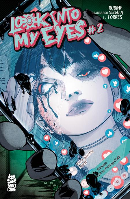 Look Into My Eyes 2 Comic Ruben Cubiles Mad Cave 2025