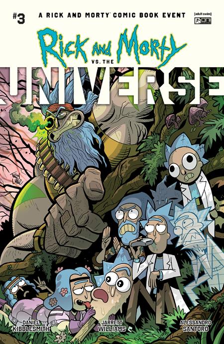 Rick and Morty vs. The Universe 3 Comic Troy Little Variant Oni Press 2025